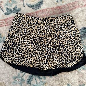 Outdoor Voices Leopard Print Skirt